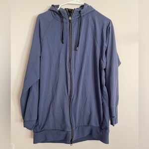 Oakley Blue Zip-Up Hoodie Jacket